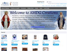Tablet Screenshot of amdgcreations.com